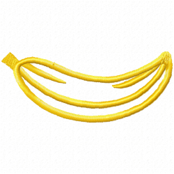 Banana Embroidery Design 1
